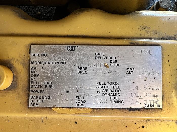 Used Used Caterpillar XQ225 Rental Grade Diesel Generator, 5889 Hrs, 225 KW