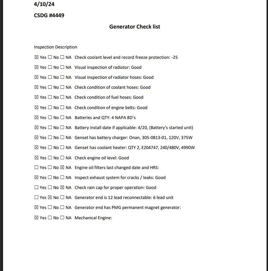 Used Used Cummins DFLC KTA50-G3 Diesel Generator, 562 Hrs 1250 kW