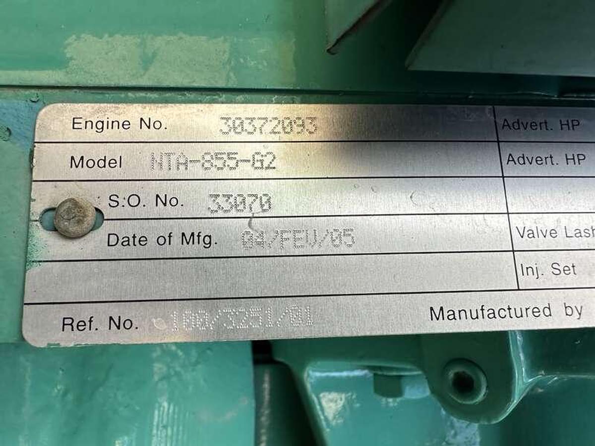 Used Used Cummins DFCB Diesel Generator, 377 Hrs All right 300 kW