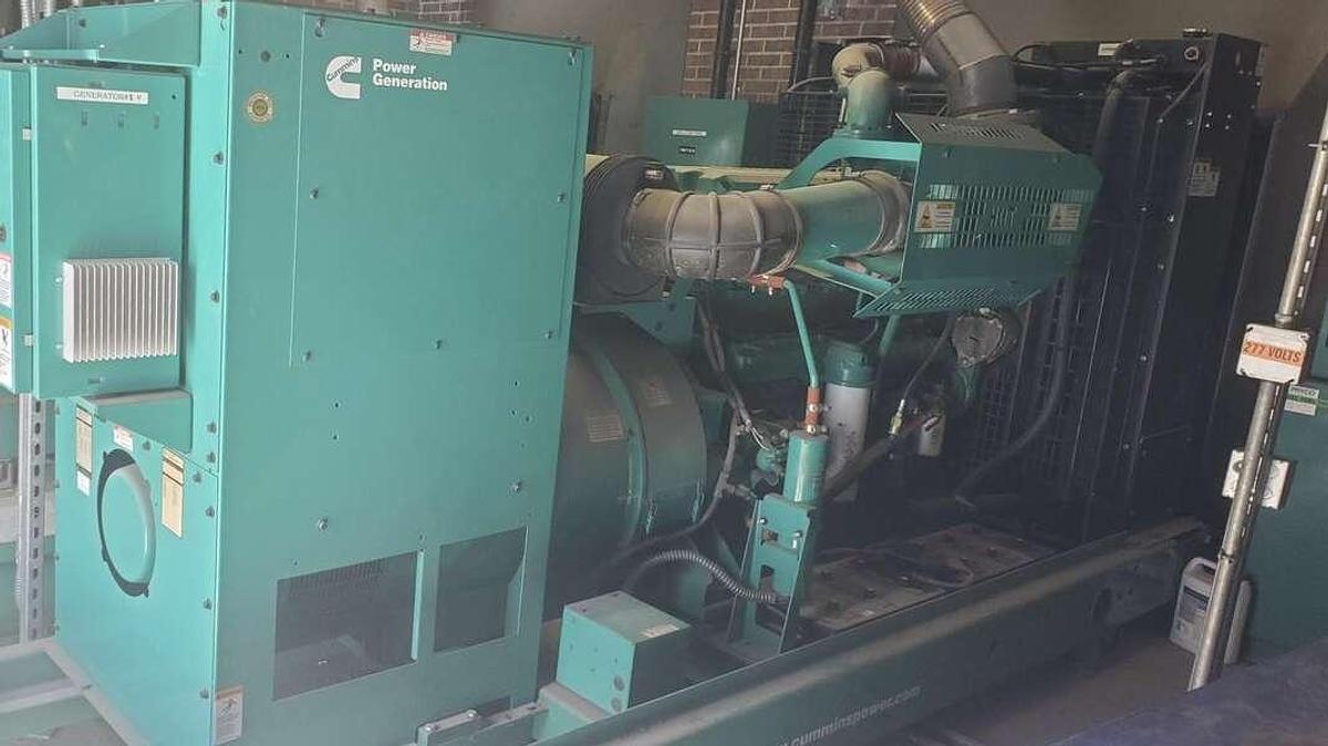 Used Used Cummins DFEK QSX15-G9 NR2 Diesel Generator 366 Hrs EPA Tier 2 500 kW