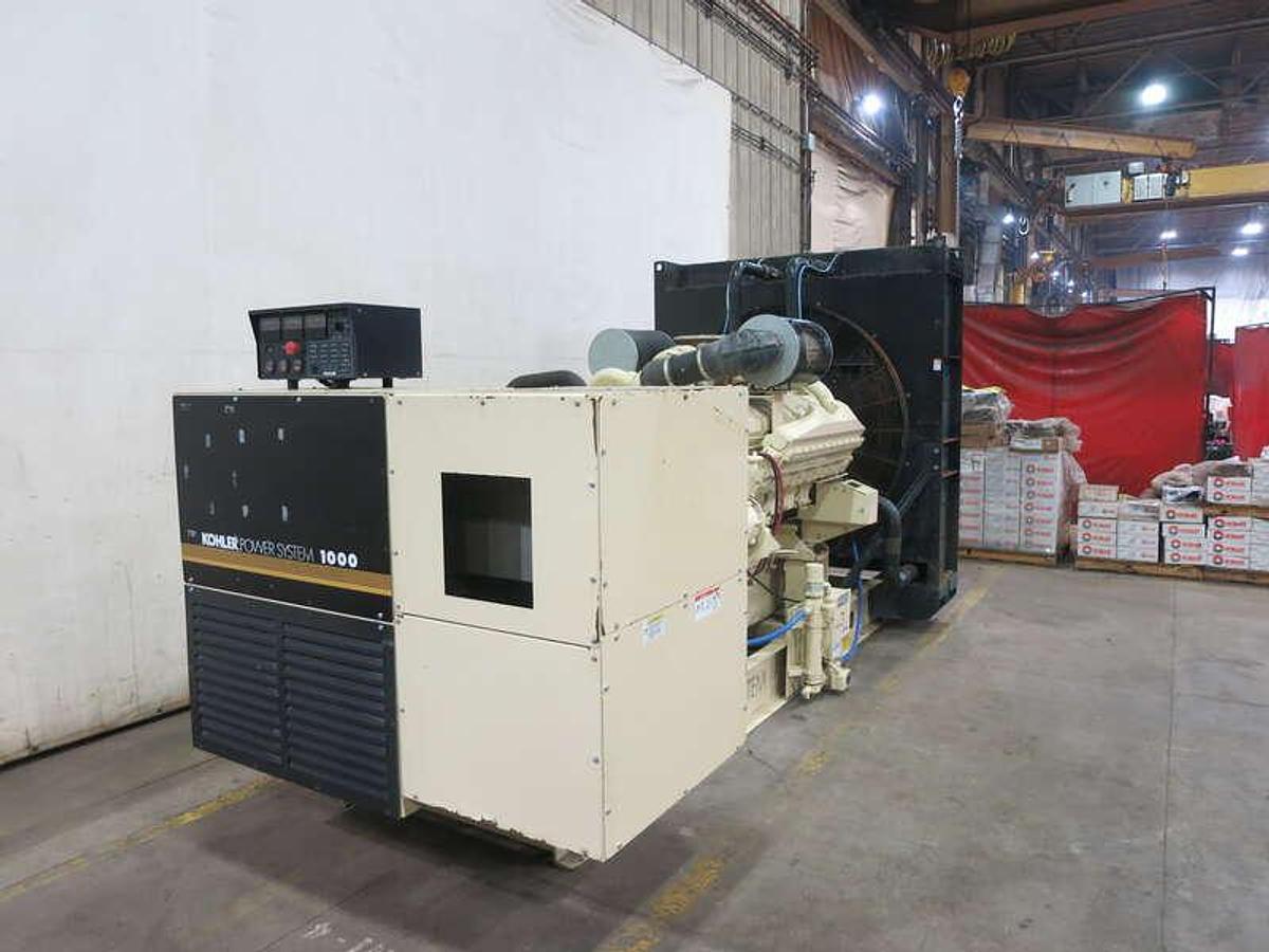 Used Used Kohler 1000ROZM Mitsubishi S12H-PTA Diesel Generator, 503 Hrs 1000 kW