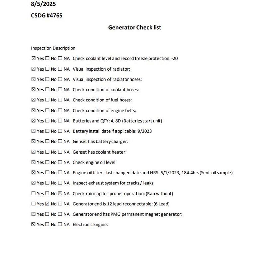 Used Used Cummins DQGAA Diesel Generator, 241 Hrs, EPA Tier 2 1250 kW