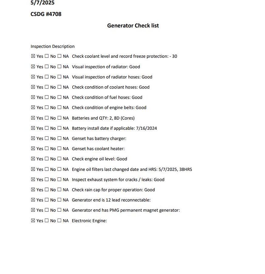 Used Used Cummins DFEJ QSX15-G9 NR2 Diesel Generator 38 Hrs EPA Tier 2 450 kW