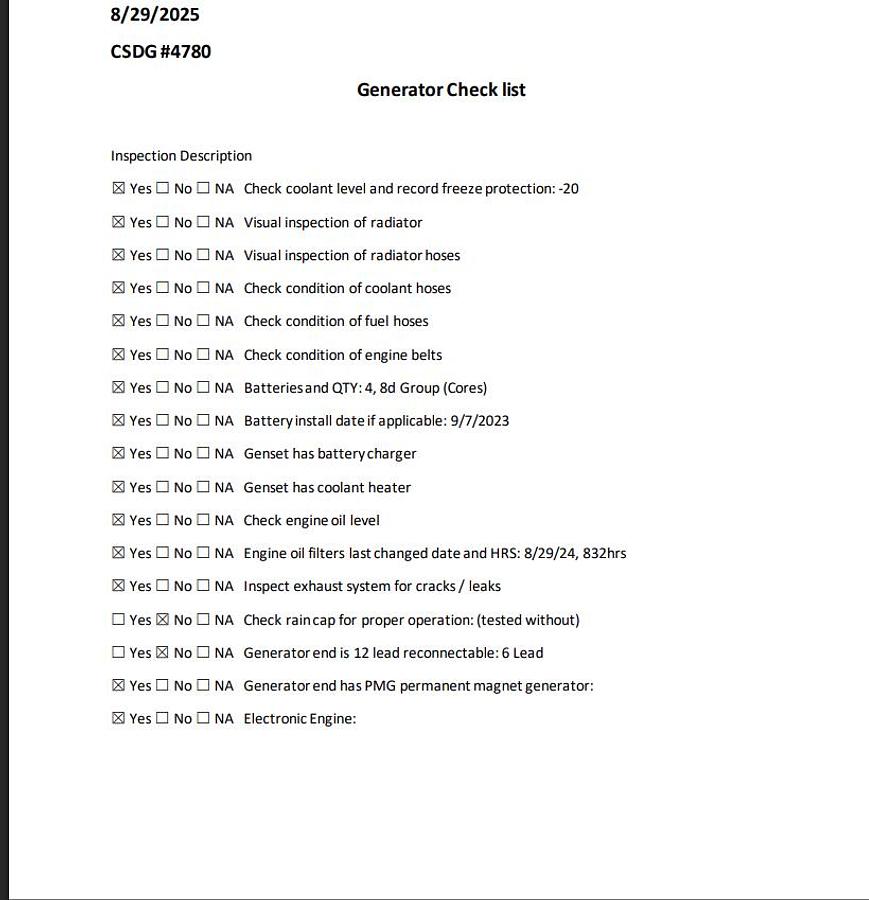 Used OK let's get this onesed Caterpillar 3412 Diesel Generator, 852 Hrs 800 kW