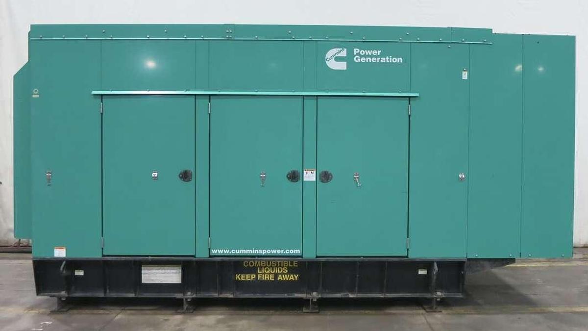 Used Used Cummins DQDAA QSL9-G7 Diesel Generator, 193 Hrs, EPA Tier 3  250 kW