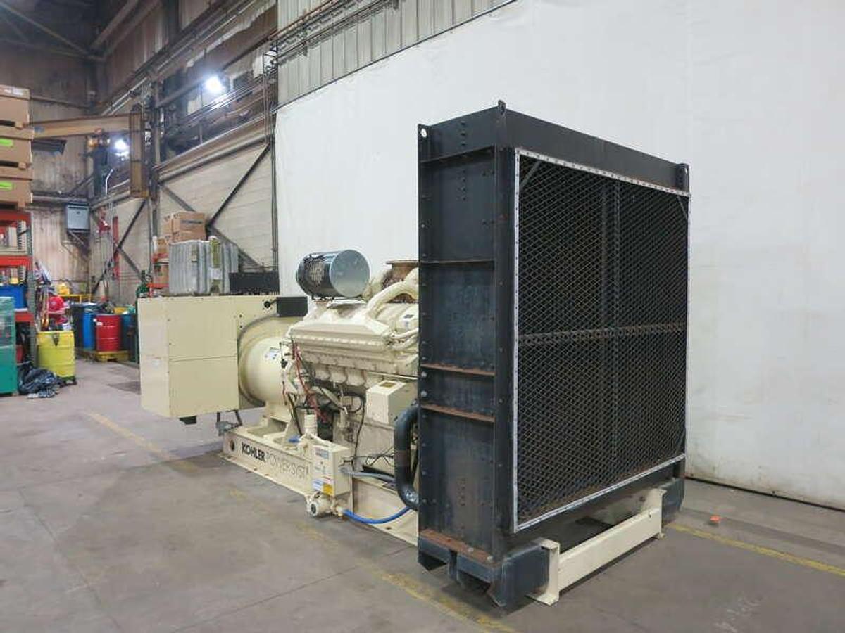 Used Used Kohler 1000ROZM Mitsubishi S12H-PTA Diesel Generator, 503 Hrs 1000 kW