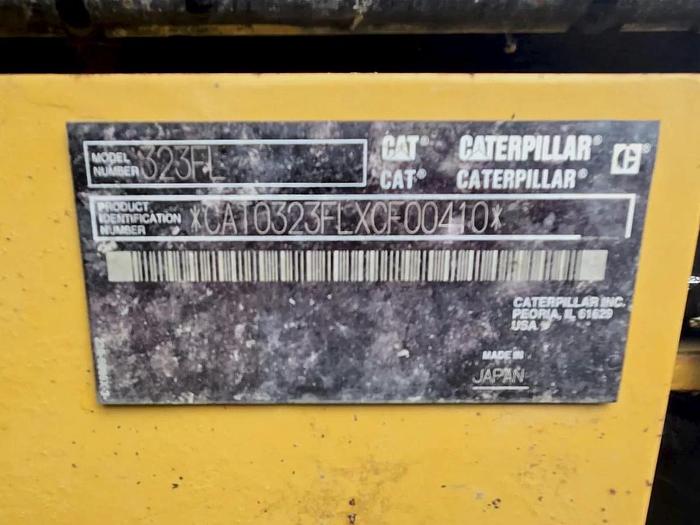 Used 2015 Caterpillar 323FL