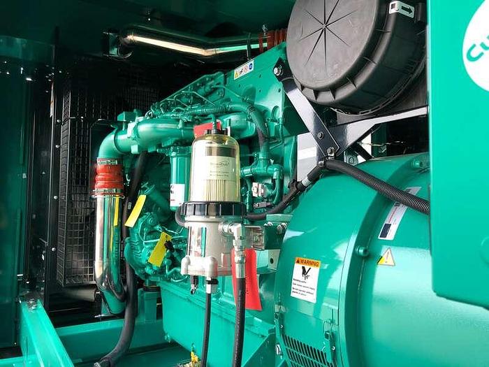 Used New Cummins 500 kW standby (455 kW prime) diesel generator set, model DFEK, SN-A250405984