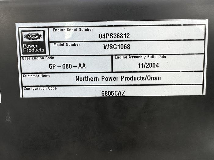 Used Used Cummins GGHH Natural Gas / Propane Generator, 361 Hrs, EPA Certified, 100 KW