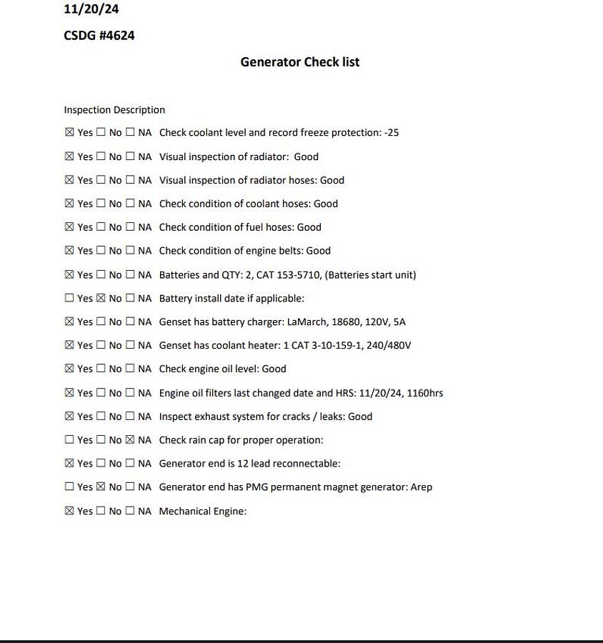 Used Used Caterpillar 3412 Diesel Generator, 1159 Hrs, 600 KW