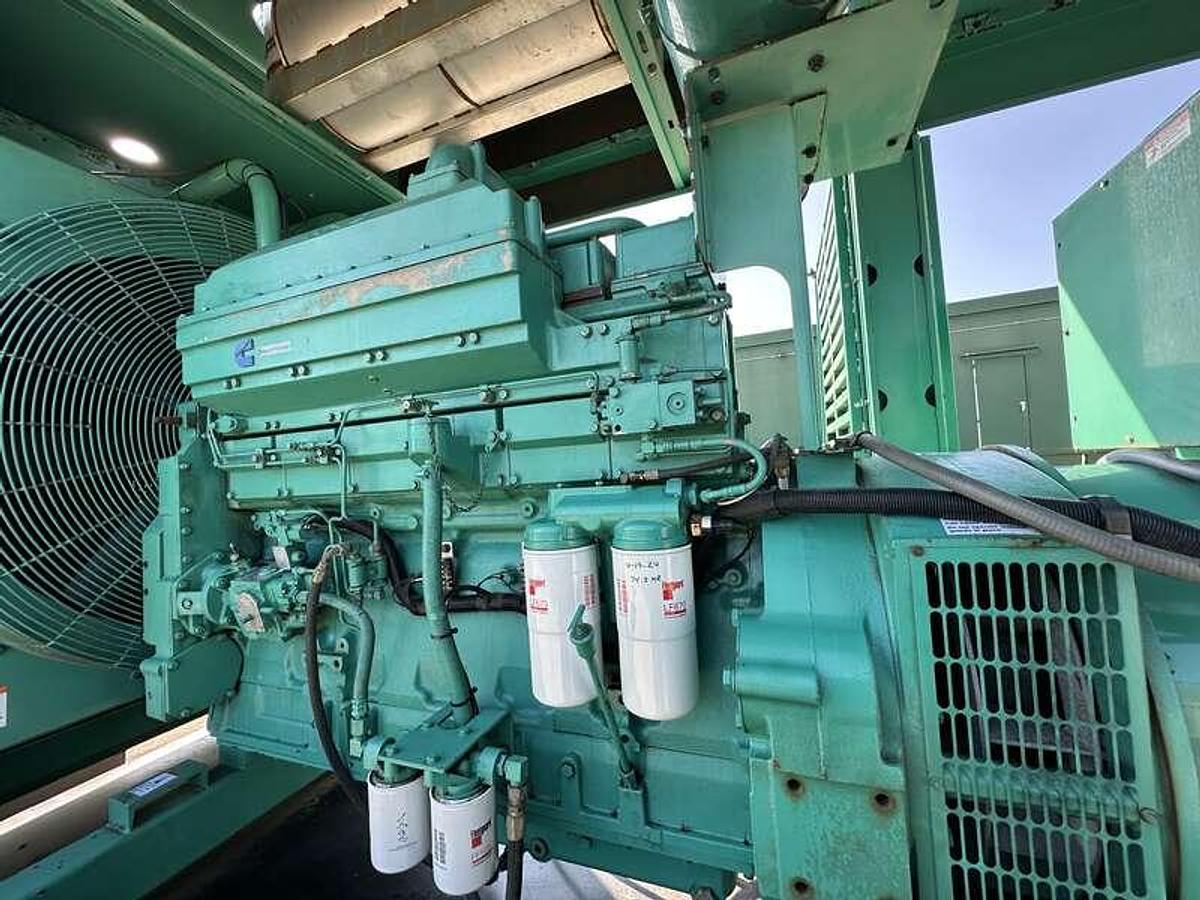 Used Used Cummins DFED KTA19-G4 Diesel Generator, 82 Hrs 500 kW