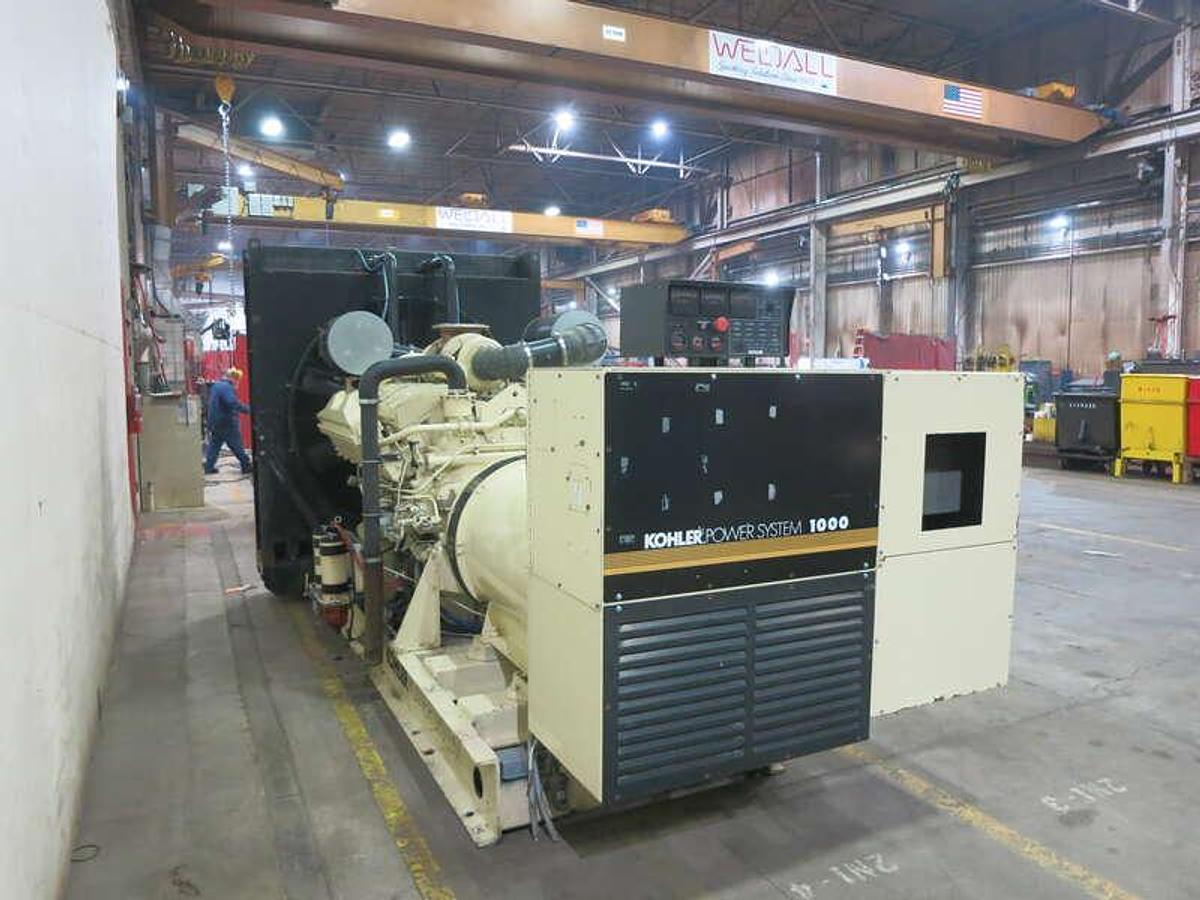 Used Used Kohler 1000ROZM Mitsubishi S12H-PTA Diesel Generator, 503 Hrs 1000 kW