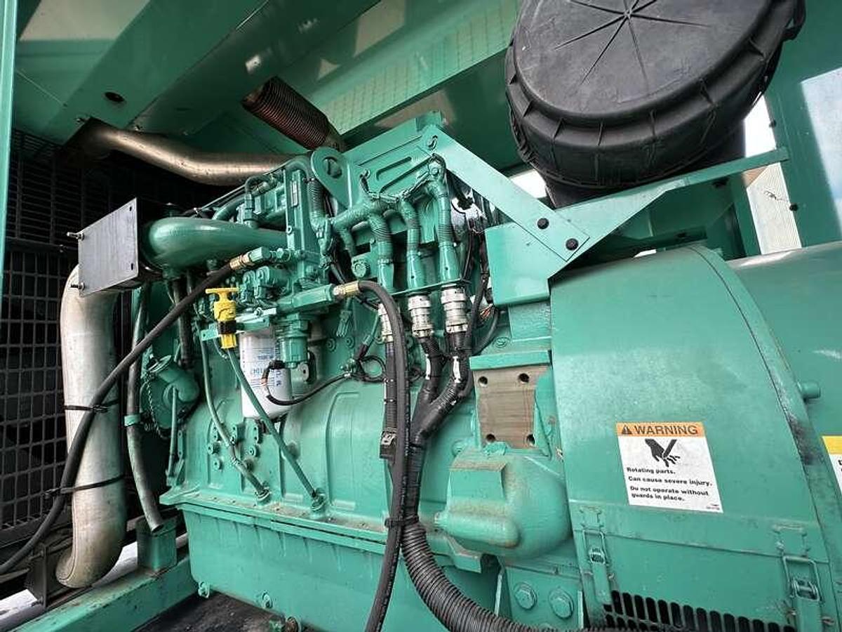 Used Cummins DFEK QSX15-G9 NR2 Diesel Generator, 501 Hrs, EPA Tier 2  500 kW