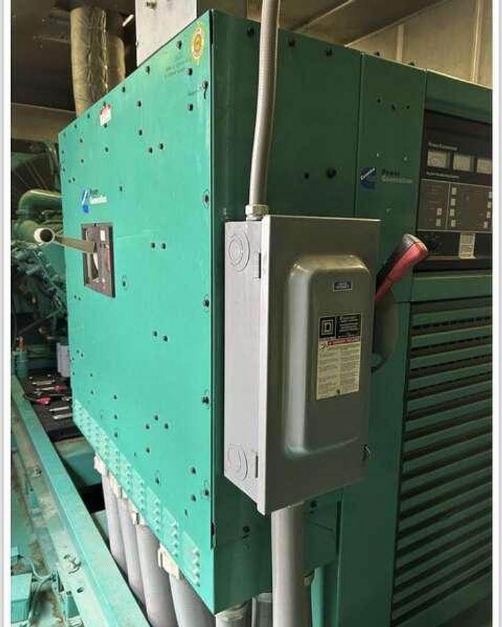 Used Used Cummins DFLC KTA50-G3 Diesel Generator, 562 Hrs 1250 kW