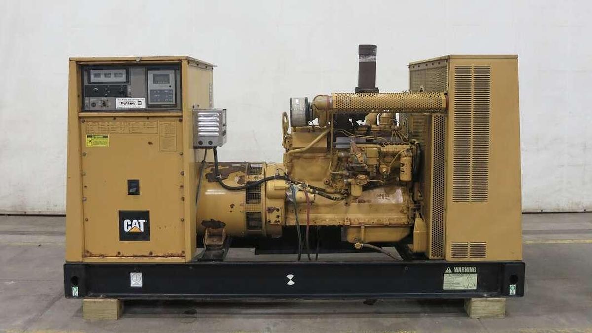Used Used Caterpillar 3306B Diesel Generator, 1102 Hrs 250 kW