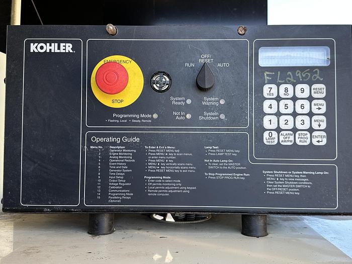 Used Used Kohler 60REOZJB Diesel Generator, 548 Hrs, EPA Tier 2 Single Phase, 58 KW