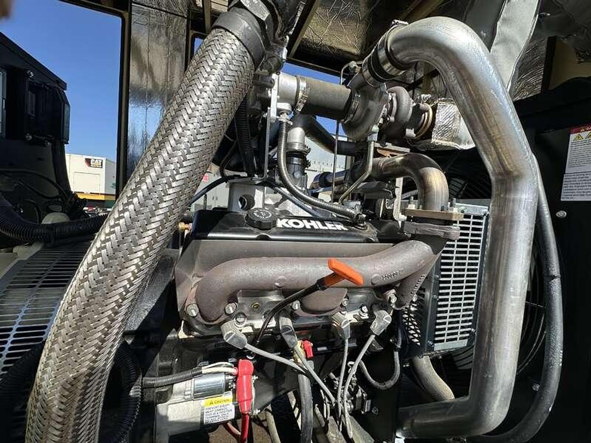 Used Used Kohler KG80 Natural Gas / Propane Generator, 83 Hrs, EPA Certified