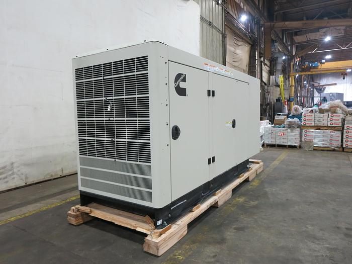 New Cummins C50N6 QSJ5.9G Natural Gas / Propane Generator, EPA Certified - Single Phase, 50 KW