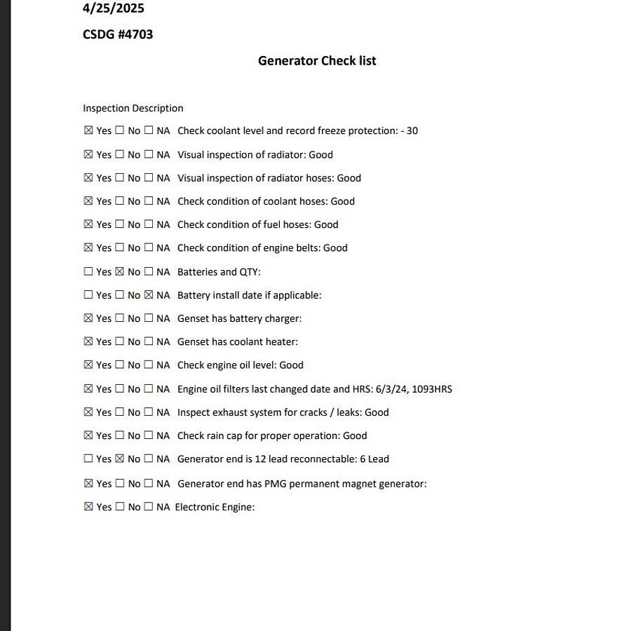 Used Used Caterpillar 3412 Diesel Generator, 1109 Hrs 800 kW