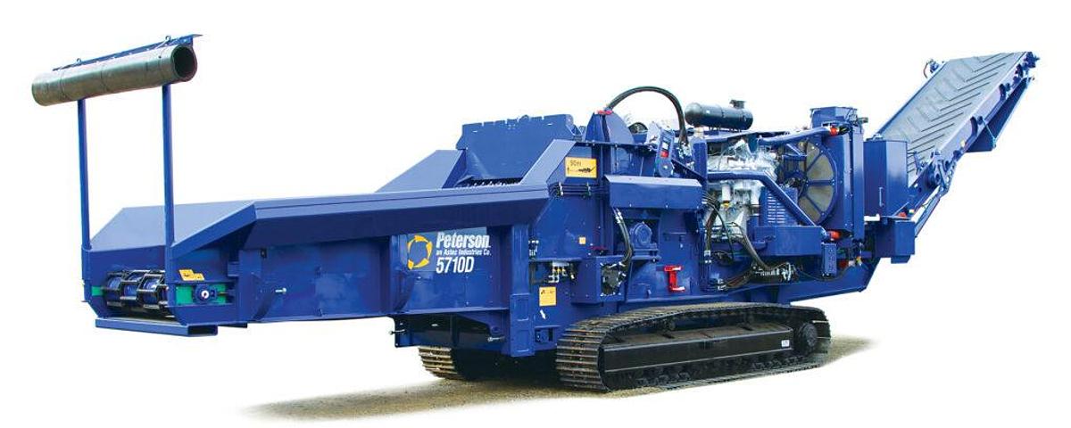 Used  2018 Peterson 5710D Horizontal Grinder - Low Hours, High Capacity