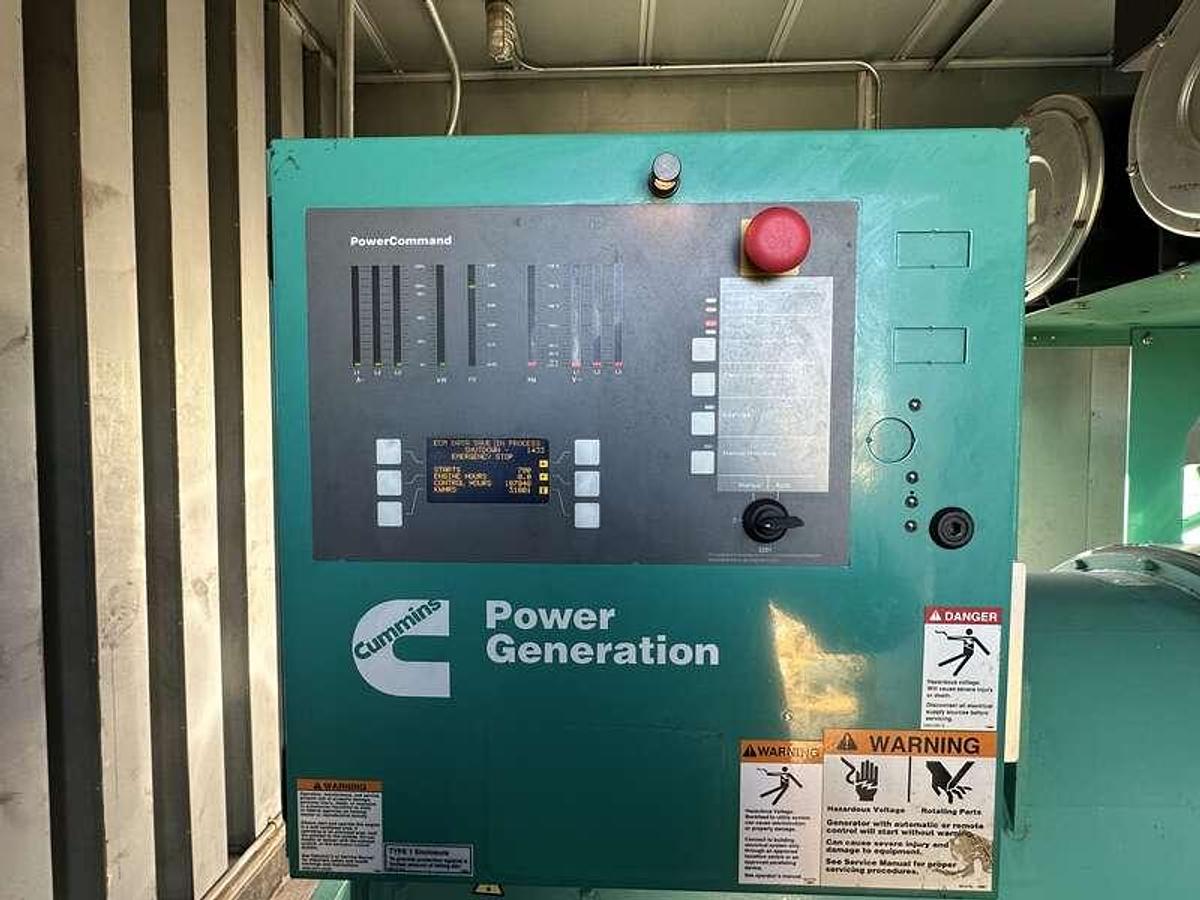 Used Used Cummins DQGAB Diesel Generator, 770 Hrs, EPA Tier 2 1500 kW