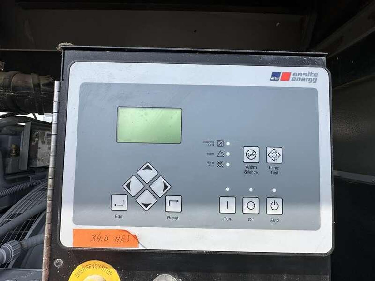 Used Used MTU DS200 Diesel Generator, 34 Hrs, EPA Tier 3  200 kW