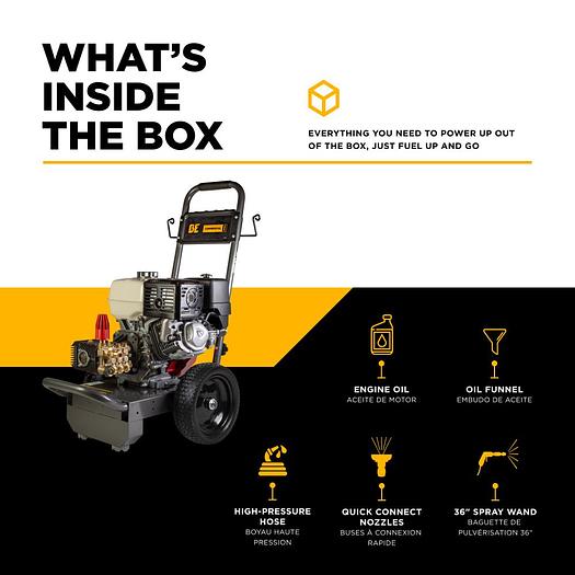 4200PSI 4.0GPM Cold Water Gas Pressure Washer - B4213HC