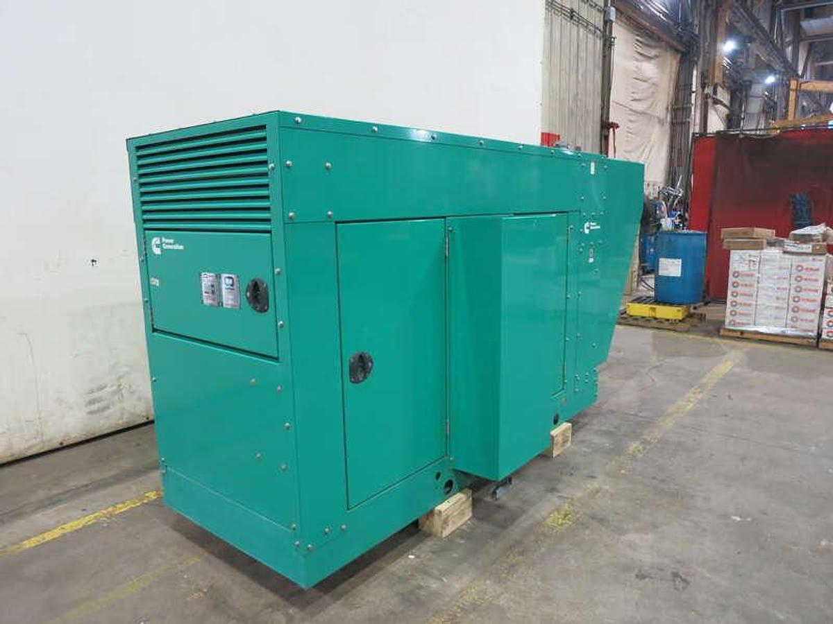 Used Used Cummins GGHJ Natural Gas / Propane Generator, 257 Hrs, EPA Certified 0 125 kW