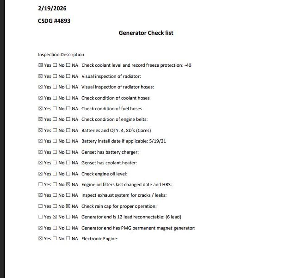 Used Used Cummins DQGAB Diesel Generator, 232 Hrs, EPA Tier 2 $359,900 1500 kW