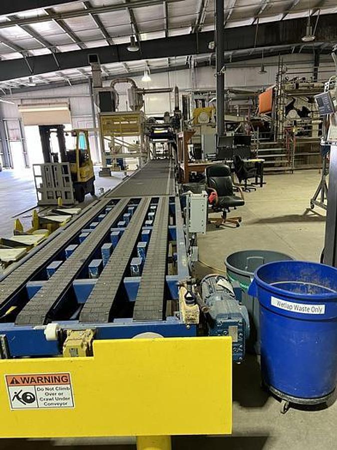 Used 2.5M PRESS TECHNOLOGIES - HYMAC WETLAP MACHINE MODEL 100 HP-SF WITH HEAVY DUTY PRESS COMPLETELY REBUILT 2018