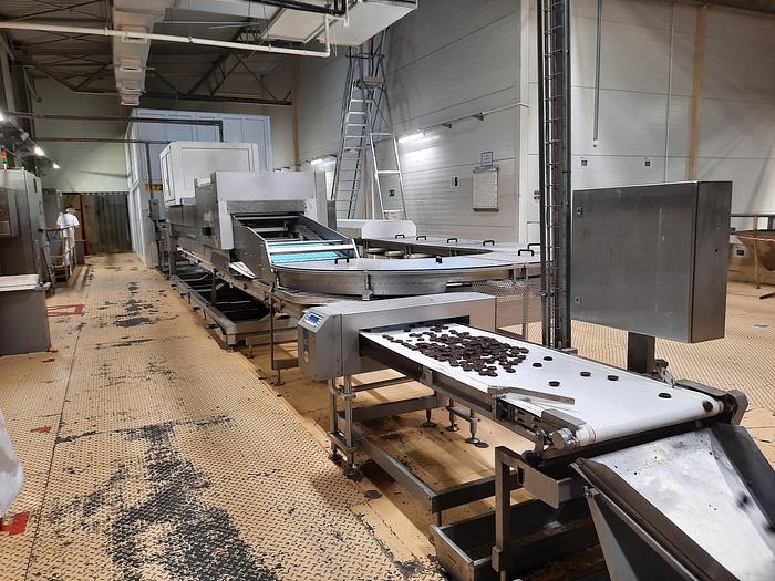 Used 2015 Knobel chocolate moulding line KCM Theta depositor
