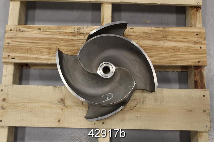 Used Goulds 3175 6x8x14 2/4-vane 13.125" Diameter CD4 Impeller #42917