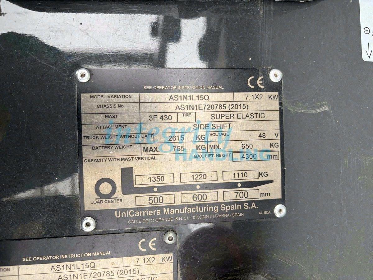 Used 2015 TCM/UNICARRIERS AS1N1L15Q