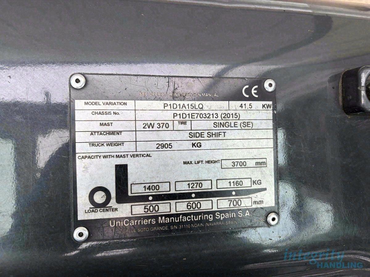 Used 2015 TCM/UNICARRIERS P1D1A15LQ