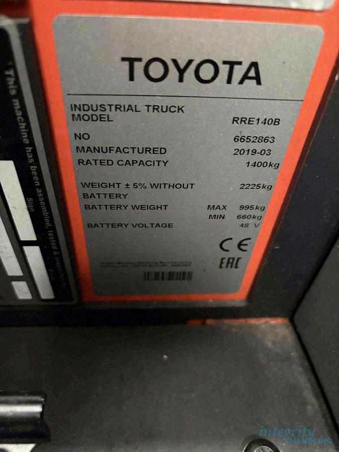 Used 2019 BT RRE140B
