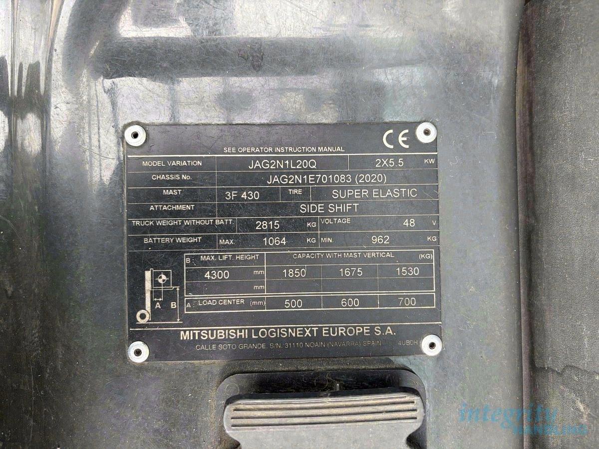 Used 2020 TCM/UNICARRIERS JAGN1L20Q