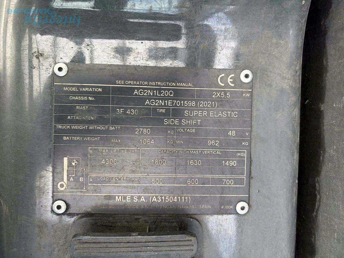 Used 2021 TCM/UNICARRIERS AG2N1L20Q