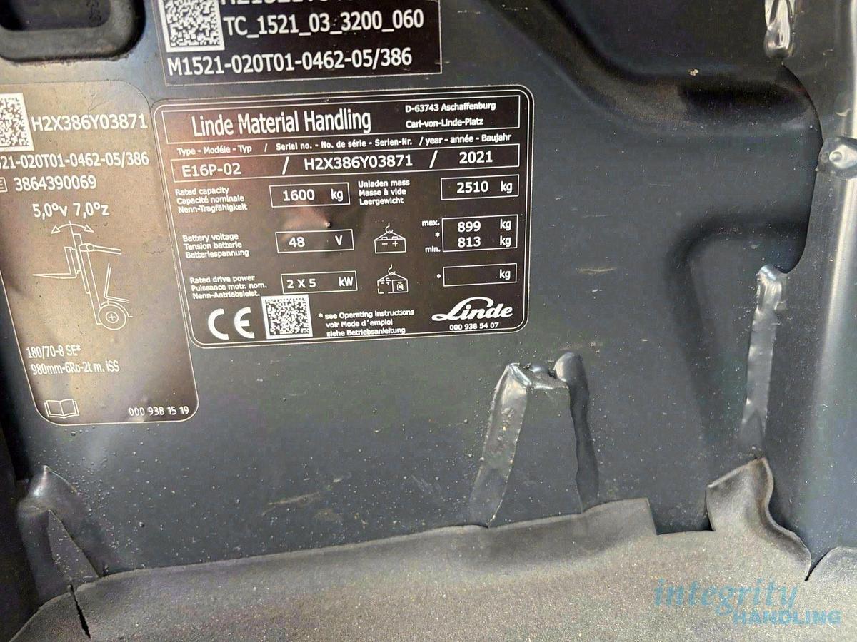 Used 2021 LINDE E16P-02