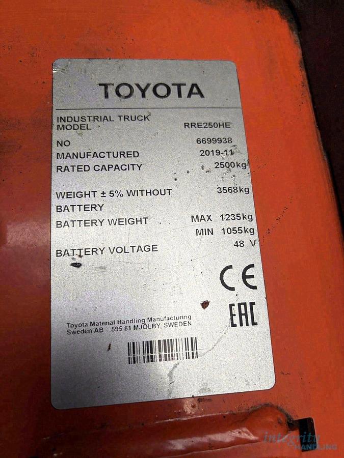 Used 2019 BT RRE250HE