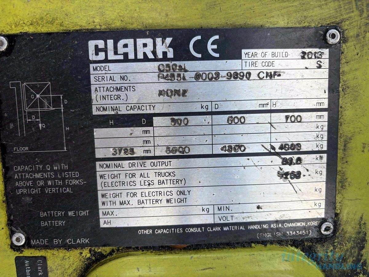 Used 2013 CLARK C50SL