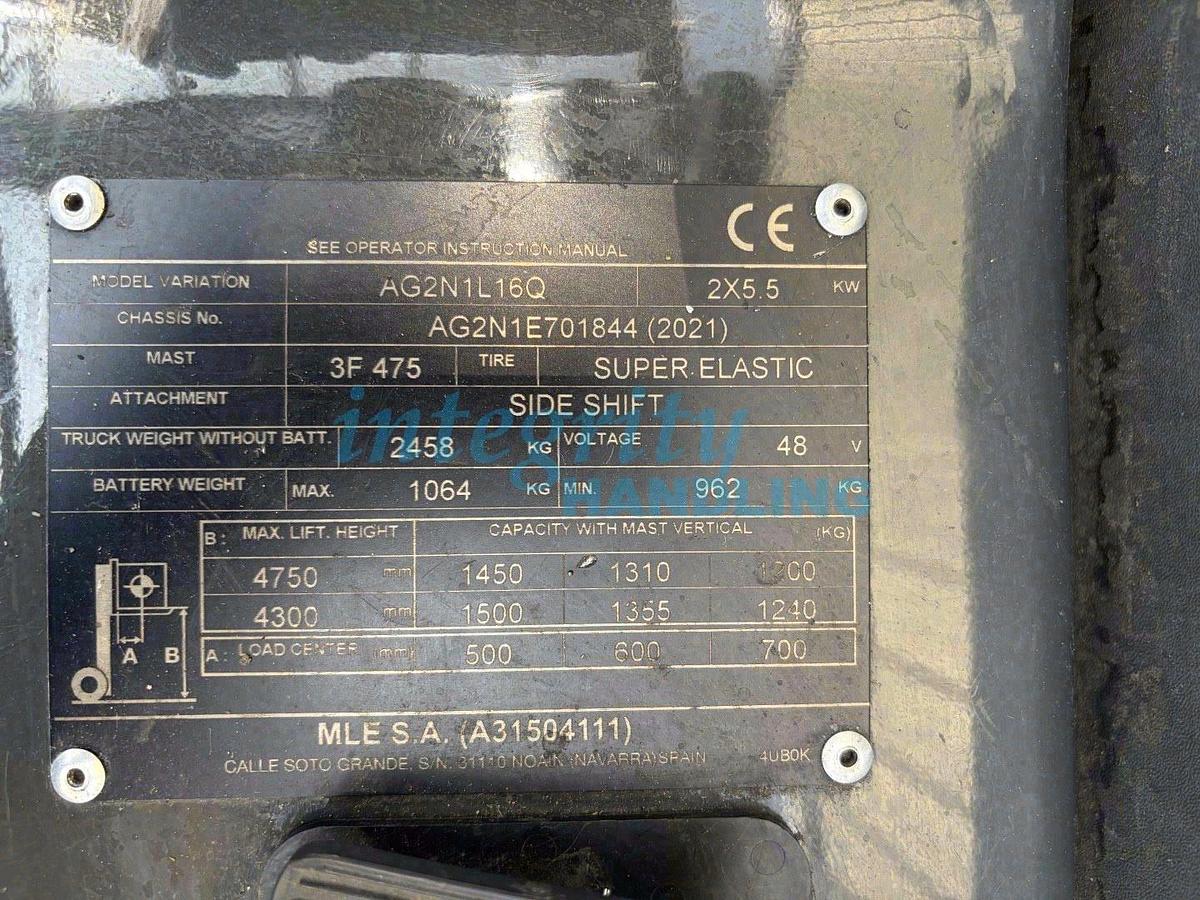 Used 2021 TCM/UNICARRIERS AG2N1L16Q