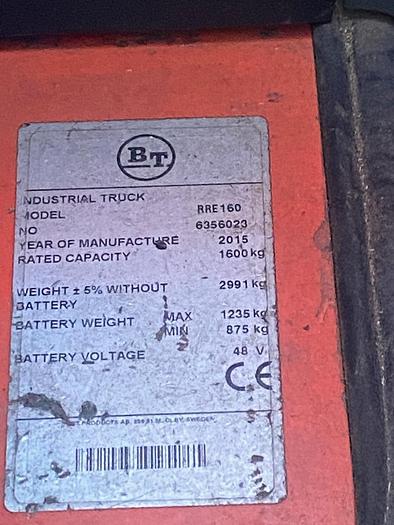 Used 2015 BT RRE 160