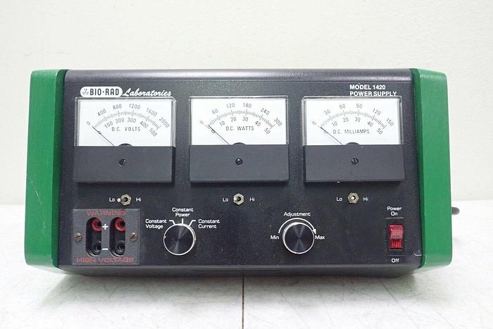 Used Bio-Rad Laboratories Model 1420 Power Supply
