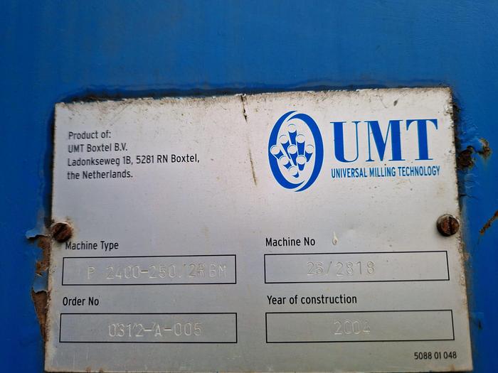 Used 2004 Paladin Andritz P 2400-250 / 2RBM