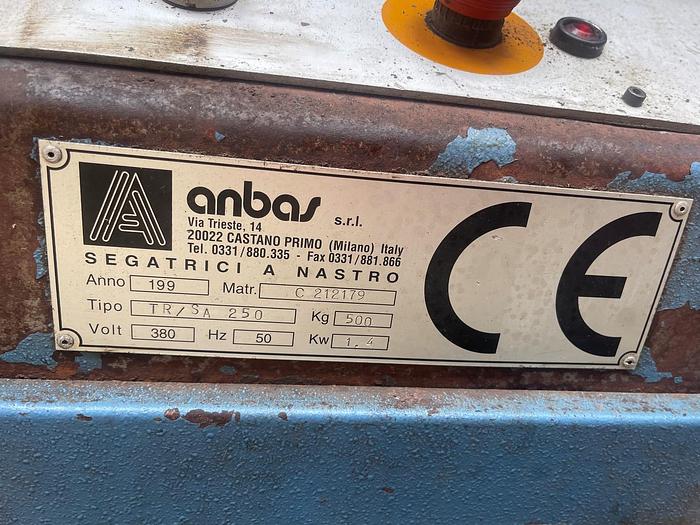 Usato SEGHETTO  ANBAS SEMIAUTOMATICO TR/ SA 250