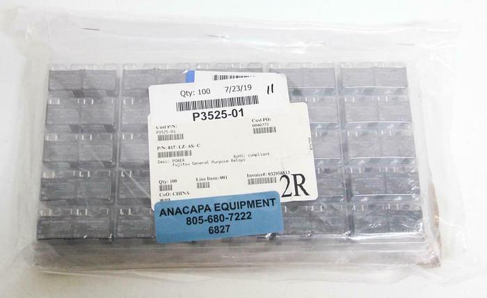 Fujitsu 817-LZ-6S-C General Purpose Relays LOT OF 100 NEW (6827)