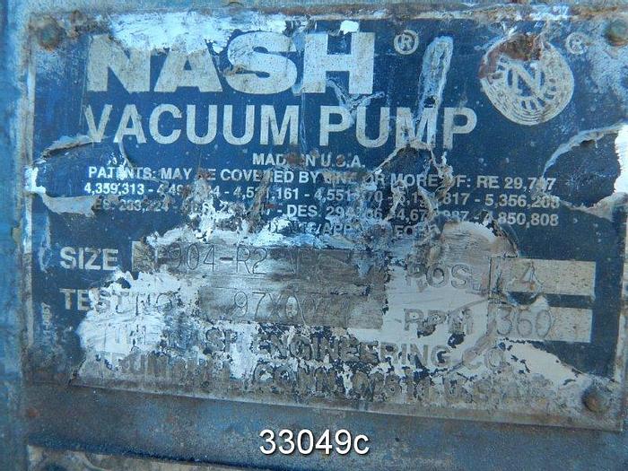 Used Nash 904-R2 Vacuum Pump #33049