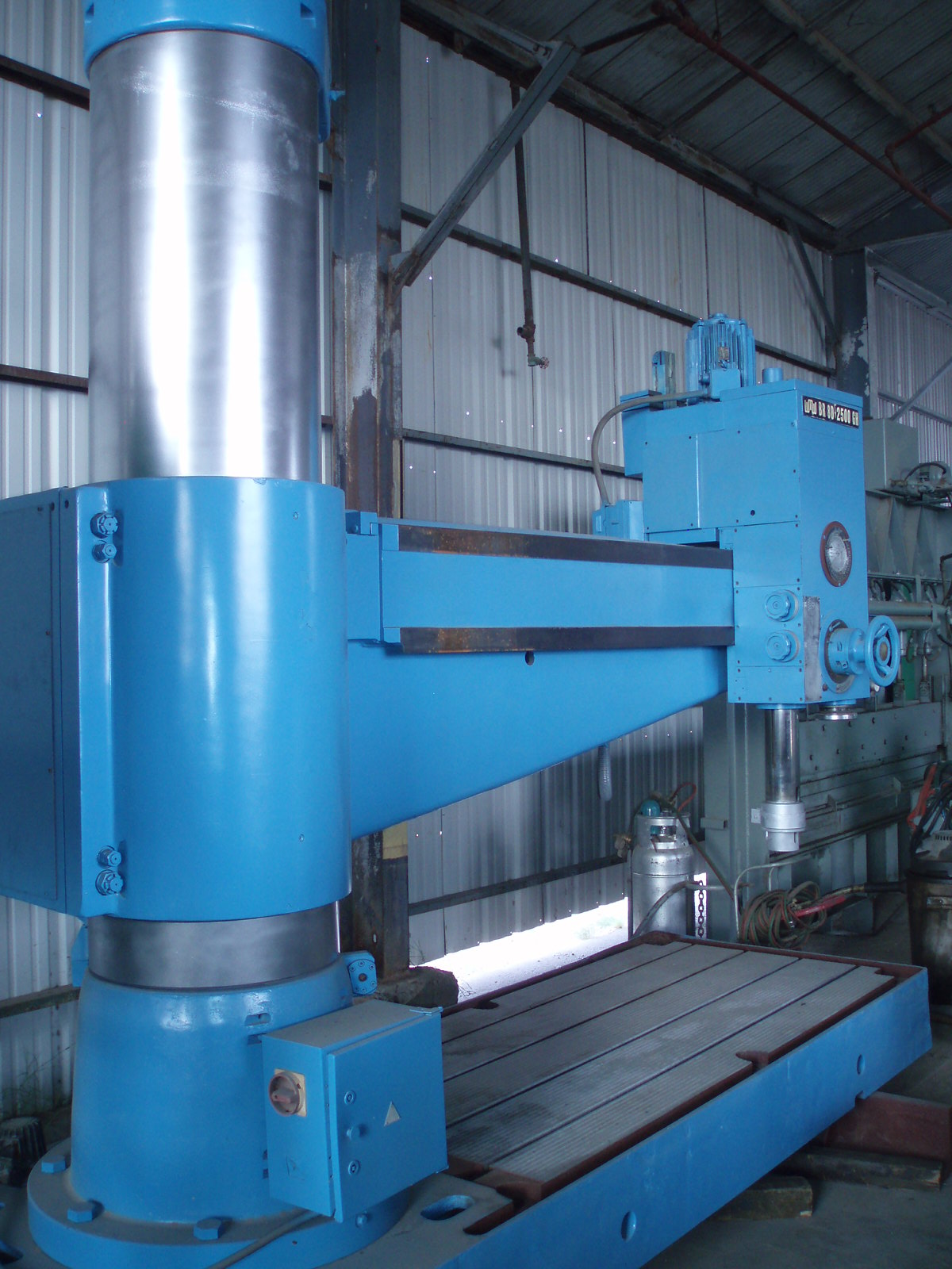 Used 8 ft. x  24" WMW Model BR 80-2500 GH Radial Arm Drill