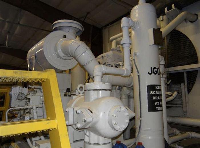 Used 2007 Sullair 1350cfm/350psi Air Compressor & JGQ/2 Stage Air Booster - Sold