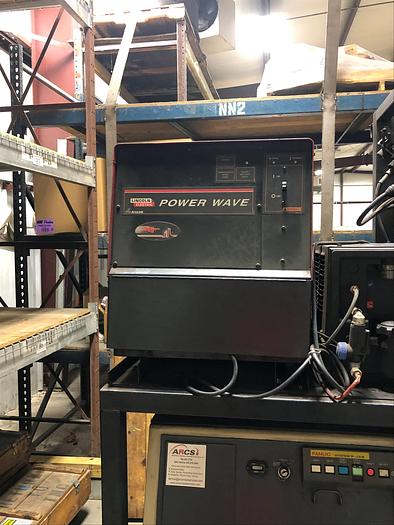 Used FANUC ARCMATE 100iB MIG WELDING CELL WITH A/B SIDED INDEX TABLE AND 7TH AXIS SERVO HEADSTOCK RJ3iB